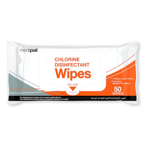 MediPal Chlorine Wipes (5025254028728)